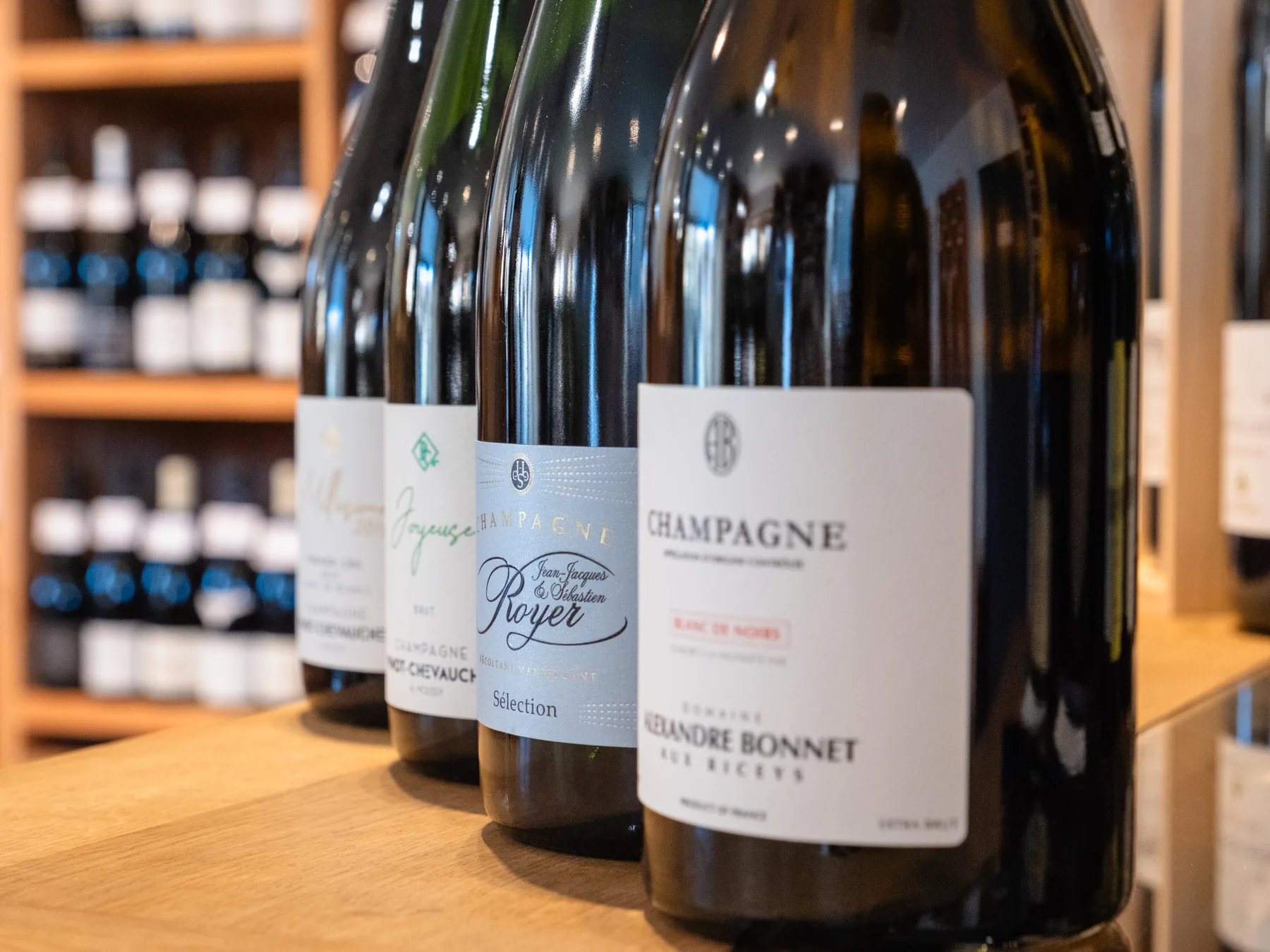 Des bouteilles de Champagne